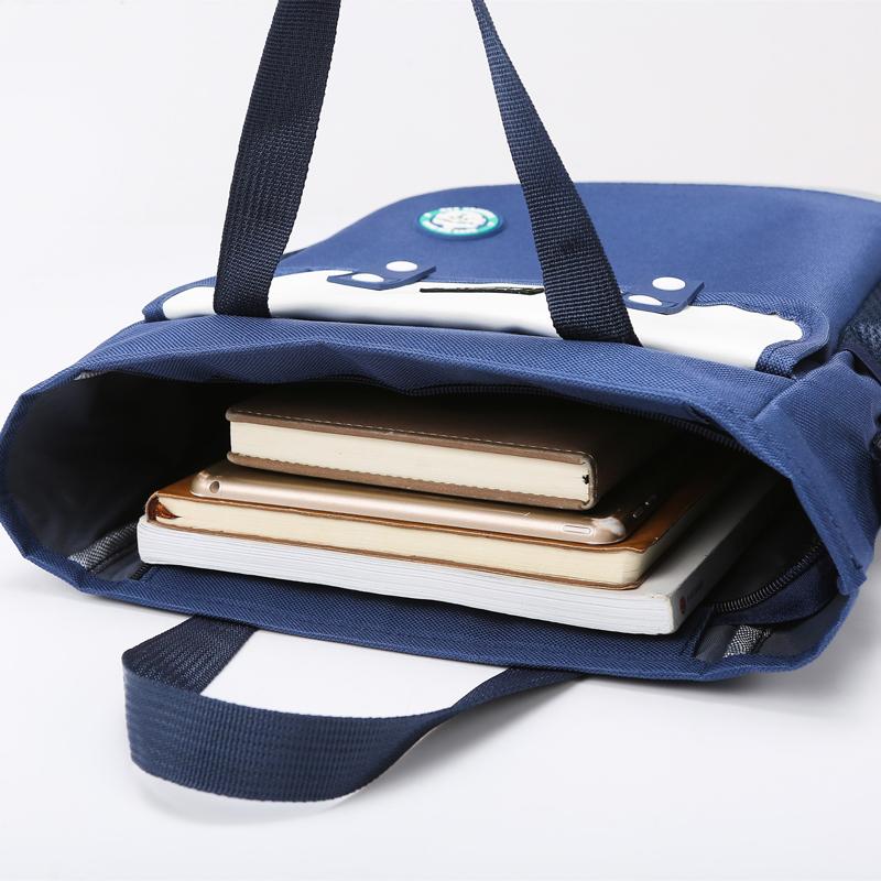 Primary School Students 1-6 Grade Book Bag Large Capacity Handbag Men's Messenger Bag Women's Multi-Functional Shoulder Bag