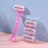 Women's Manual Hair Removal Razor with Replacement Blades - Hot-Selling Depilatory and Shaving Razor Epilator.