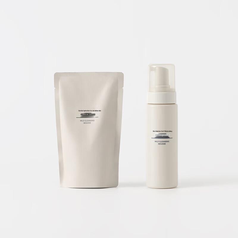MUJI Мягкий увлажняющий очищающий мусс для чувствительной кожи