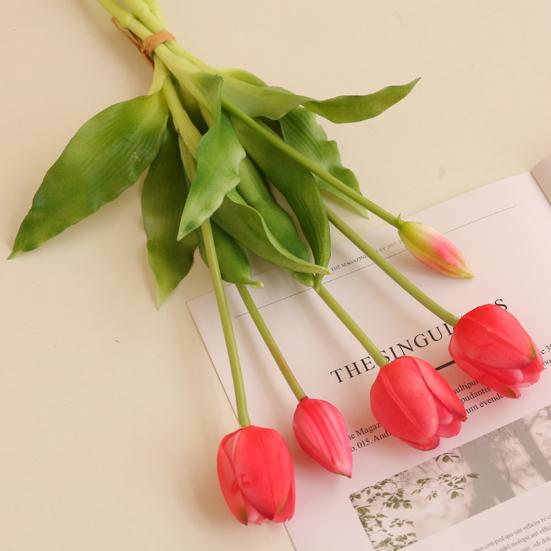 Красивые искусственные тюльпаны PE Hands, привлекательный реквизит для съемки