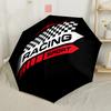 Performance Racing Team Portable Automatic Umbrella Compact 8-Rib Lightweight Compact Design for Outdoor Daily Use Fashionable Best for Christmas