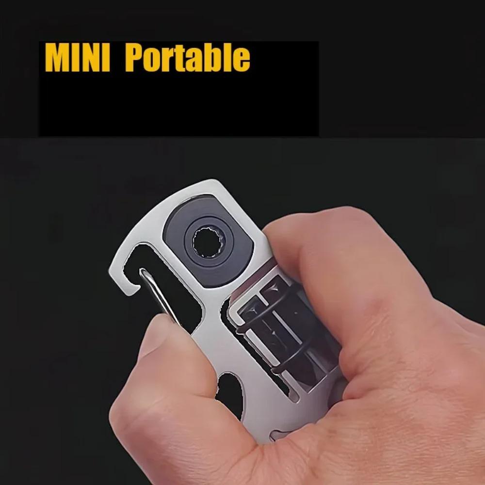 10 в 1 отвертка с храповым механизмом многофункциональный лом мини EDC мультитул шестигранный ключ открывалка для бутылок инструменты для ремонта велосипеда на открытом воздухе