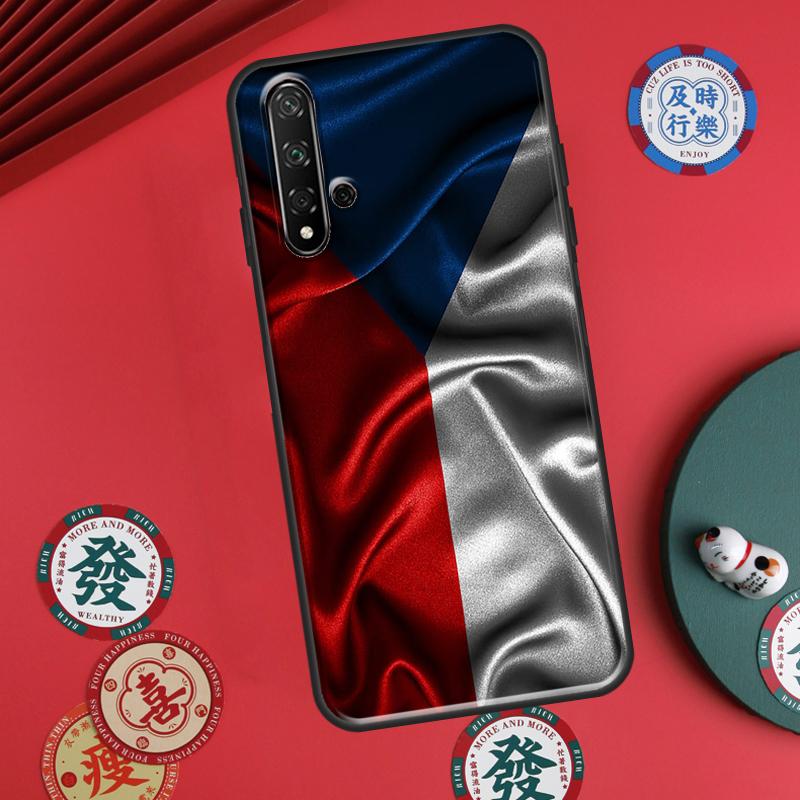 Czech Republic Flag For Huawei P20 P30 P40 Lite P60 Pro Nova 12i 11i 8i 12s 9 10 SE Y90 Y60 Y70 Y72 Y61 Y91 Case