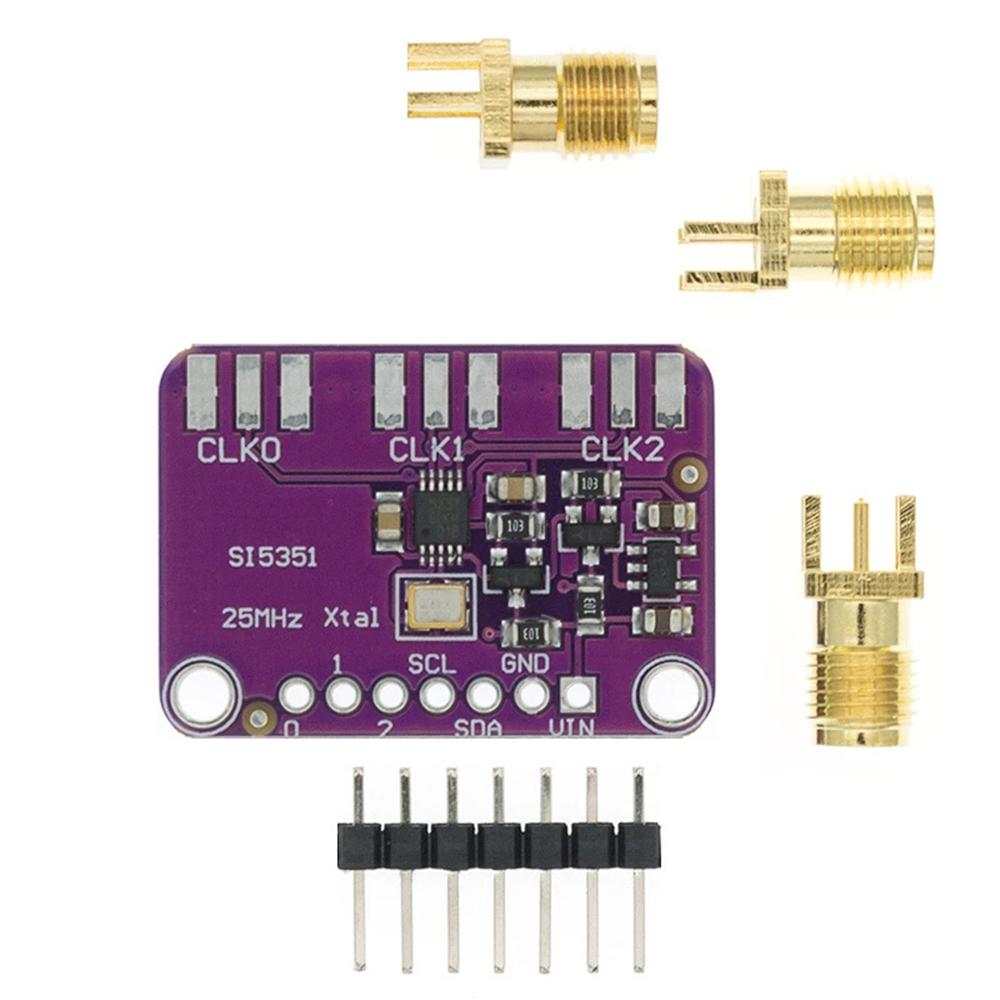 Electronics Si5351 DC 3V-5V 8KHz-160MHz Clock Generator Signal Generator Board Module Si5351A