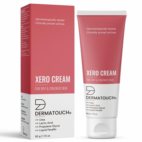 Крем DERMATOUCH Xero | Специально для сухих и потрескавшихся стоп | Успокаивает и увлажняет | От мозолей и натоптышей | Для мужчин и женщин | 50 г
