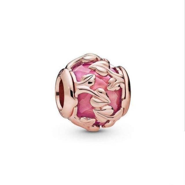 Розовое золото, сверкающее всевидящее око, тигр, фламинго, очаровательная бусина, подходит для оригинального модного браслета, ювелирные изделия своими руками для женщин