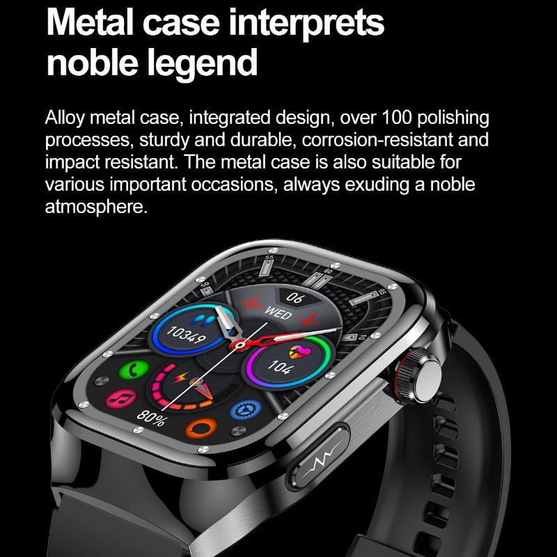 2025 Новые Точные Смарт-часы для Измерения Жира в Крови и Мочевой Кислоты Мужские Микрофизическое Обследование Здоровье Пяти Органов Часы Bluetooth Звонок Смарт-часы