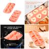 6-cavity Heart/Butterfly Shape Silicone Mold Fondant Mousse Cake Decorating Tool for Making Chocolate Candy Soap