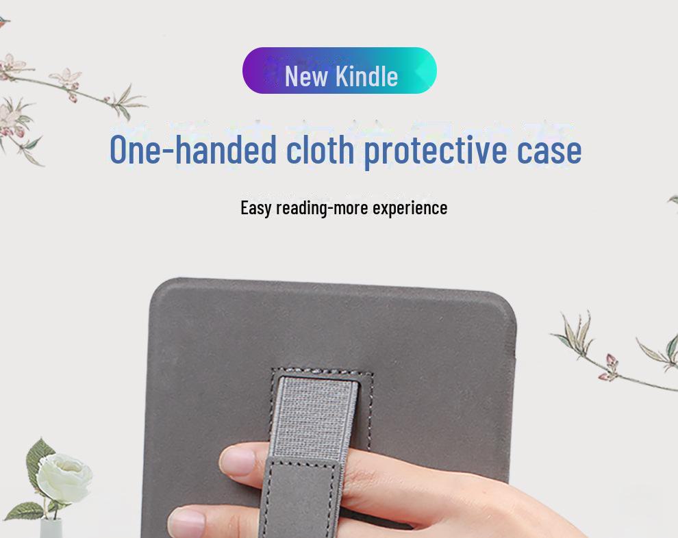 2024 Узорчатый кожаный чехол для 7-дюймового Kindle Paperwhite 12-го поколения