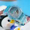 Casio G-SHOCK Серия Ice Tough Восьмиугольные Полупрозрачные Водонепроницаемые Механизм Кварцевый Механизм Ремешок из Смолы Японские и Корейские Часы GMA-S2100SK-2APR