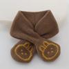 Plush Beanie Hat Scarf Windproof Ear Protection Cap Cute Neck Warmer  Children Toddler Kids