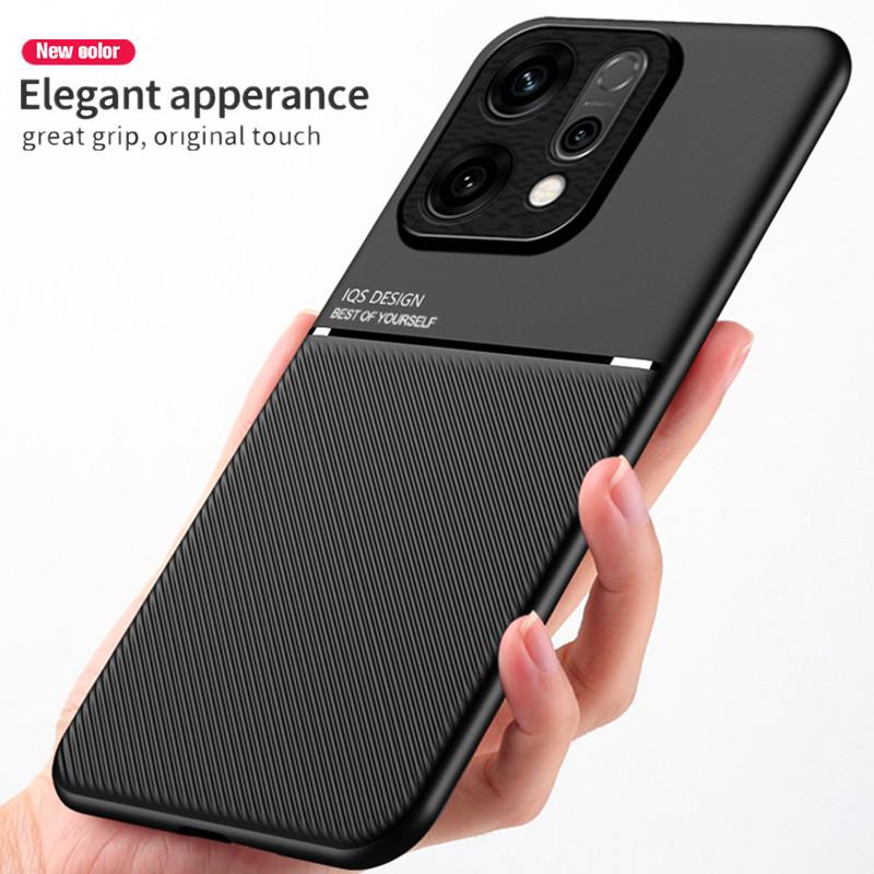 Прочный противоскользящий магнитный чехол для OPPO Reno 14 Pro 14F Reno14 F 5G Защитная крышка Задняя панель Coque Fundas Capa