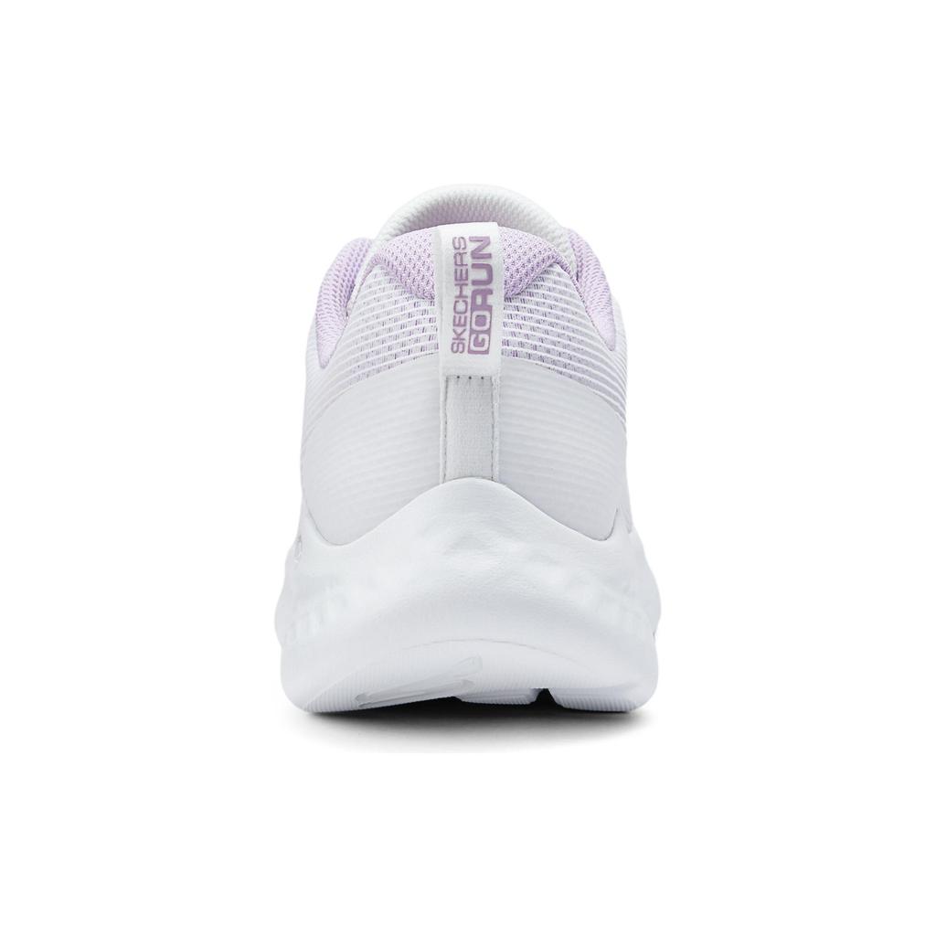 Skechers Go Run Lite Удобные Универсальные Ткань Амортизация Низкие Беговые Кроссовки Женские Кроссовки Белый Фиолетовый 129441-WLV
