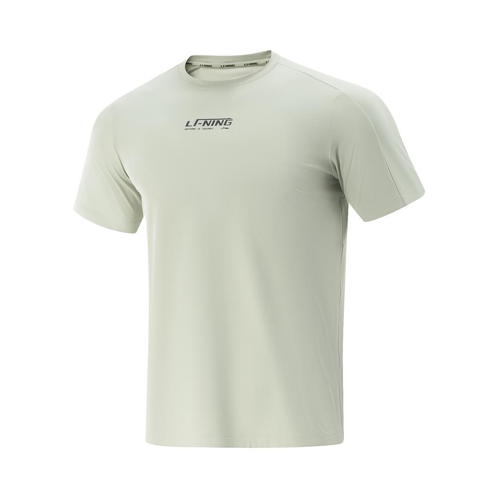 Мужская футболка Li Ning Fitness Series, цвет «Рудный серый», ATSV389-12