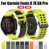 Силиконовый ремешок QuickFit 22/26 мм для Garmin Fenix 8 Epix Pro Gen2 Pro 47 мм 51 мм/Fenix 7X 6X 5X Plus Enduro 3 Браслет Ремешки для часов