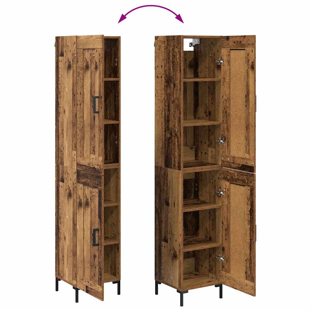 Highboard Reclaimed Wood 34.5 x 34 x 180 cm Particleboard