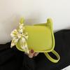 Chic Candy Color Mini Lipstick Bag 2022 Autumn Korean Trendy Small Square Bag