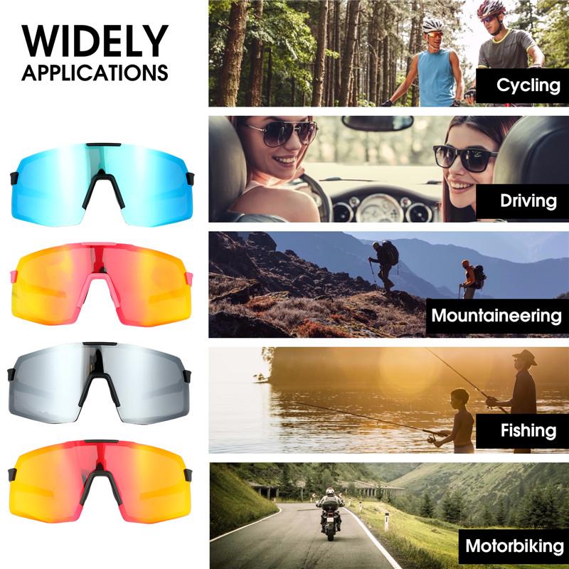 WESTBIKING Polarized Bike Full Frame Design Glasses Bicycle Goggles UV400 Road Bike Windproof Outdoor Sport Bike Glasses Cycling
