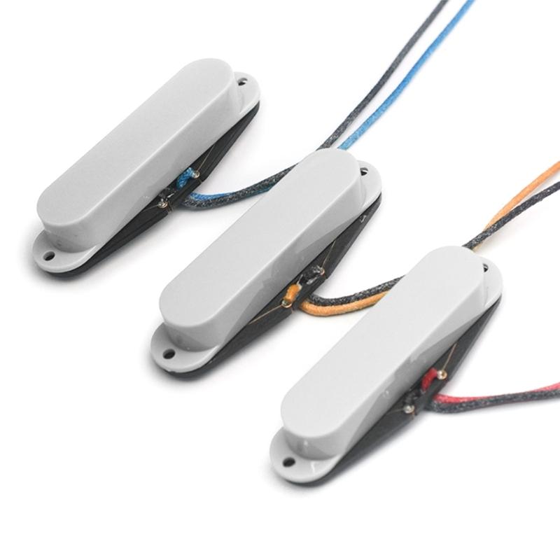 Звукосниматель Alnico 5 для гитары, сингл, открытого типа, для грифа/середины/бриджа, для электрогитары, запасная часть