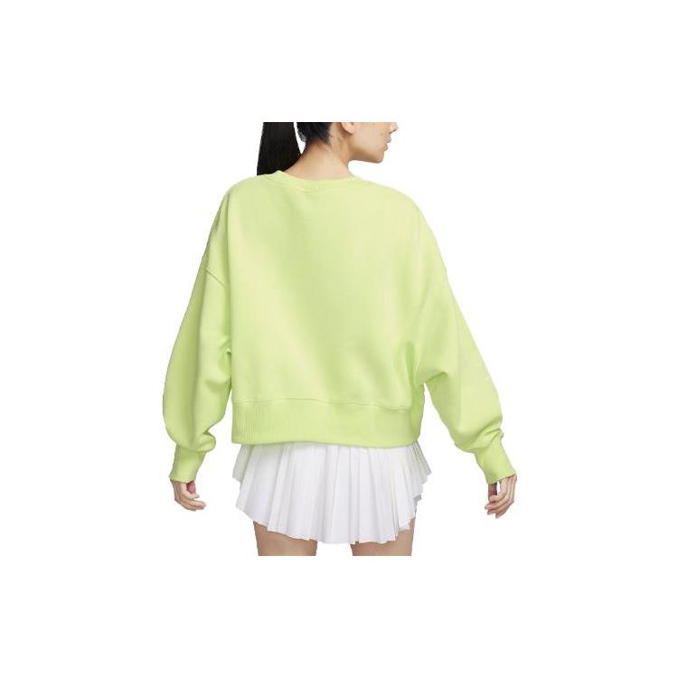 New Nike Sweatshirt Women's Light Lemon DQ5762-736