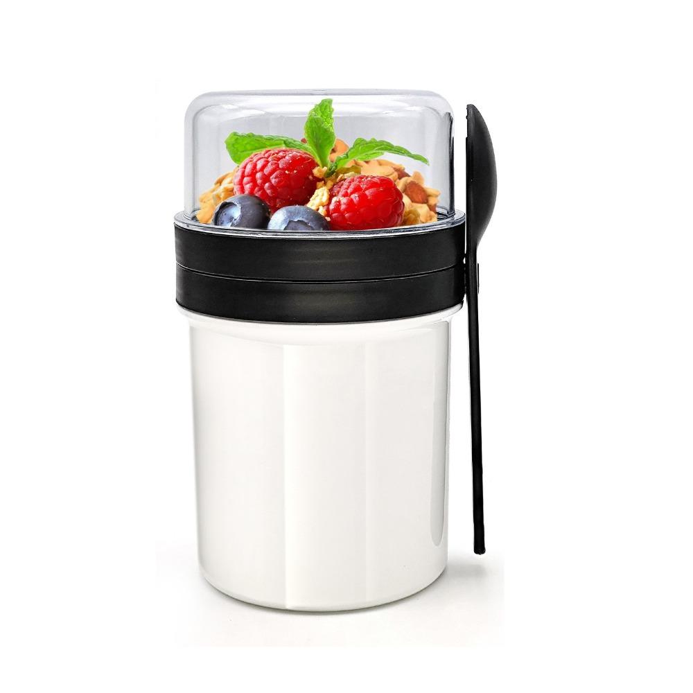 with Spoon Breakfast Cup Dressing Holder Yogurt Container Convenient Fruit Cup School