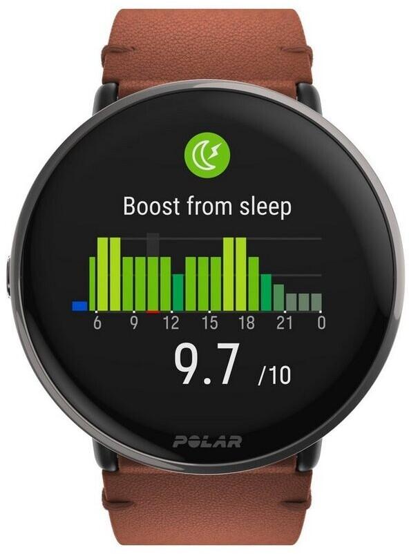 Polar Ignite 3 Titanium (Lederarmband)
