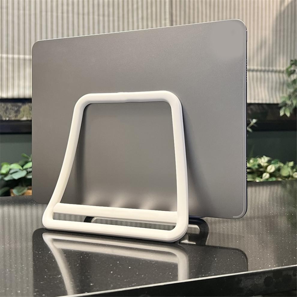 Adjustable Vertical Laptop Stand - Notebook & Tablet Holder Black