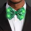 1X мигающий светящийся галстук-бабочка светодиодный мужской праздничный фонарь блестки галстук-бабочка свадьба случайный цвет
