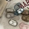 Прозрачный Контейнер для Хранения Контактных Линз для Ухода за Глазами Девочка Простой Милый Цветной Контейнер для Зрачков Маленький Контейнер для Контактных Линз