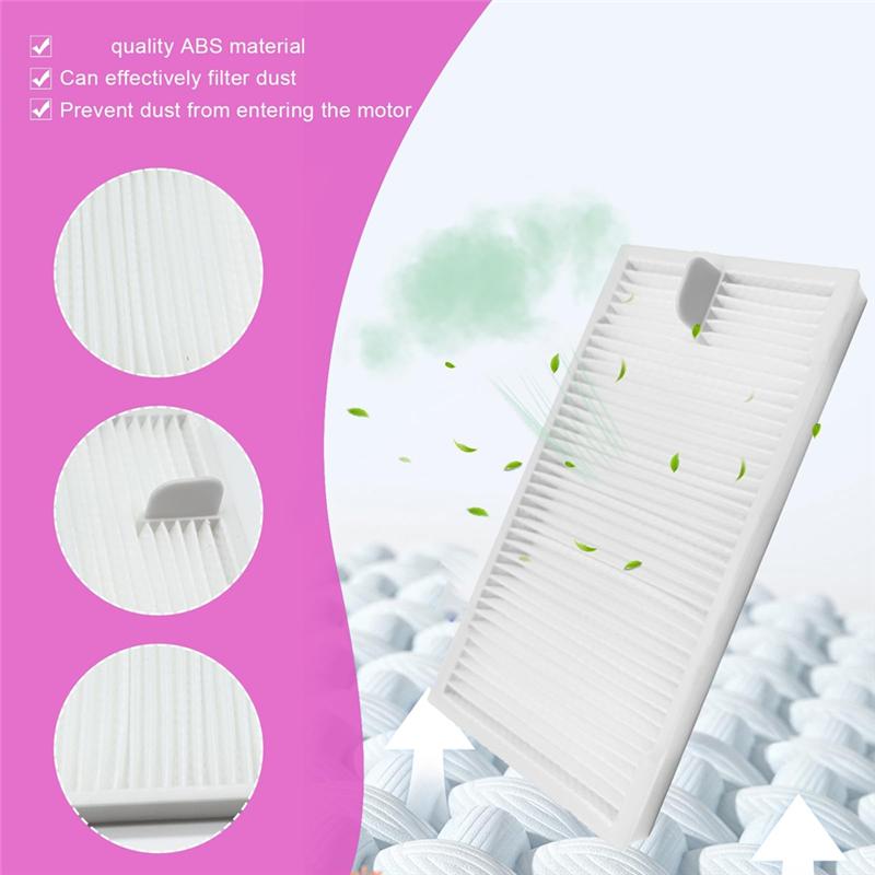 Accessories For EUREKA E20 Plus Robot Vacuum Cleaner Spare Parts, Main Brush, Cleaning Cloth, Side Brushes, Filters