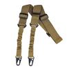 Tactical Two Points Sling Bungee Shoulder Strap Durable Nylon Rifle Belt Heavy Duty Sling for Outdoor Hunting Sports Accessories