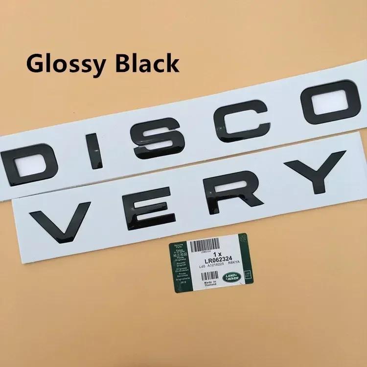Abs Chrome Car Front Trunk Emblem for Land Rover Discovery 1 2 3 4 5 Auto Label Hood Bonnet Rear Tailgate Sticker Decoration FG2