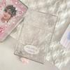 Ins Transparent Ins Photocard Holder Storage Box Flip Storage Box Classification Small Card Organizer Storage Case Stationery
