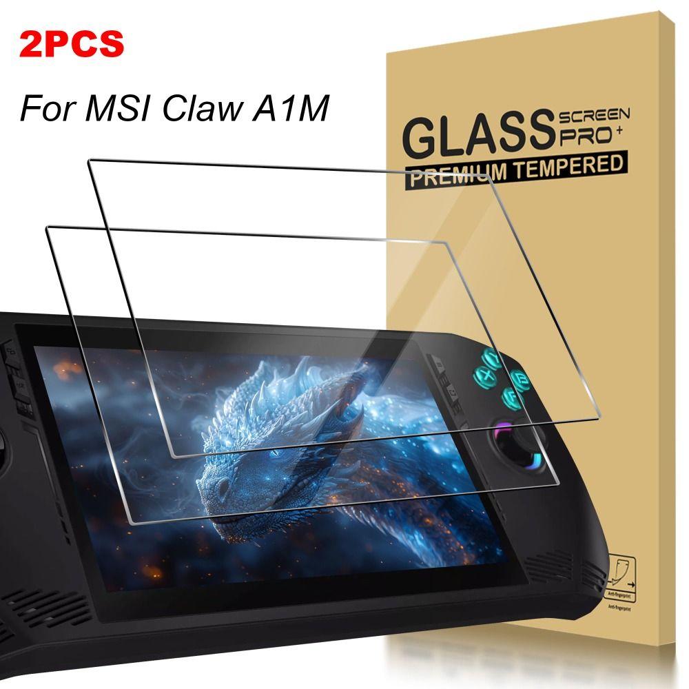 2pcs Game Accessories Screen Protector Handheld Console Protective Film for MSI Claw A1M