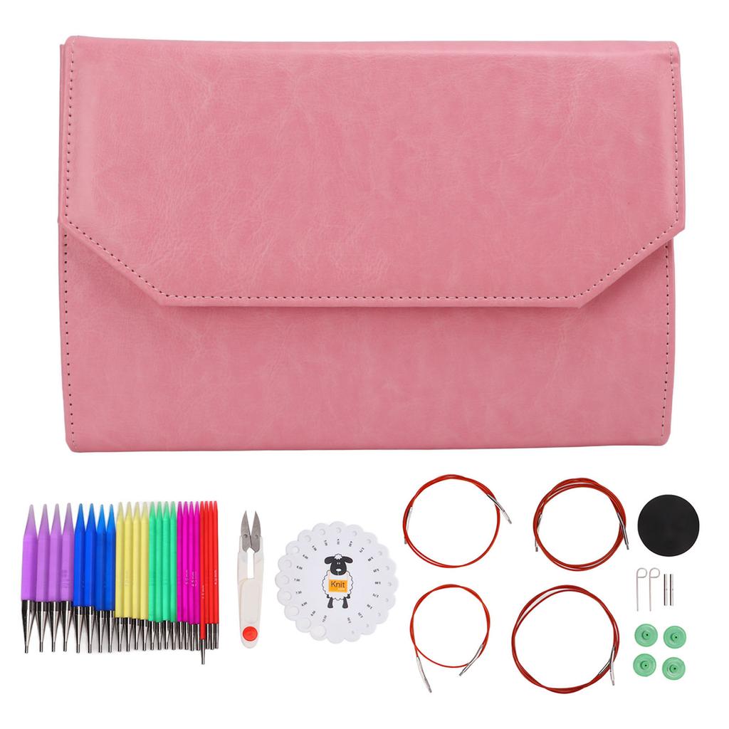 Набор для вязания из 12 пар, 12 разных размеров, удобная ручка, глянцевый полированный внешний вид, акрил