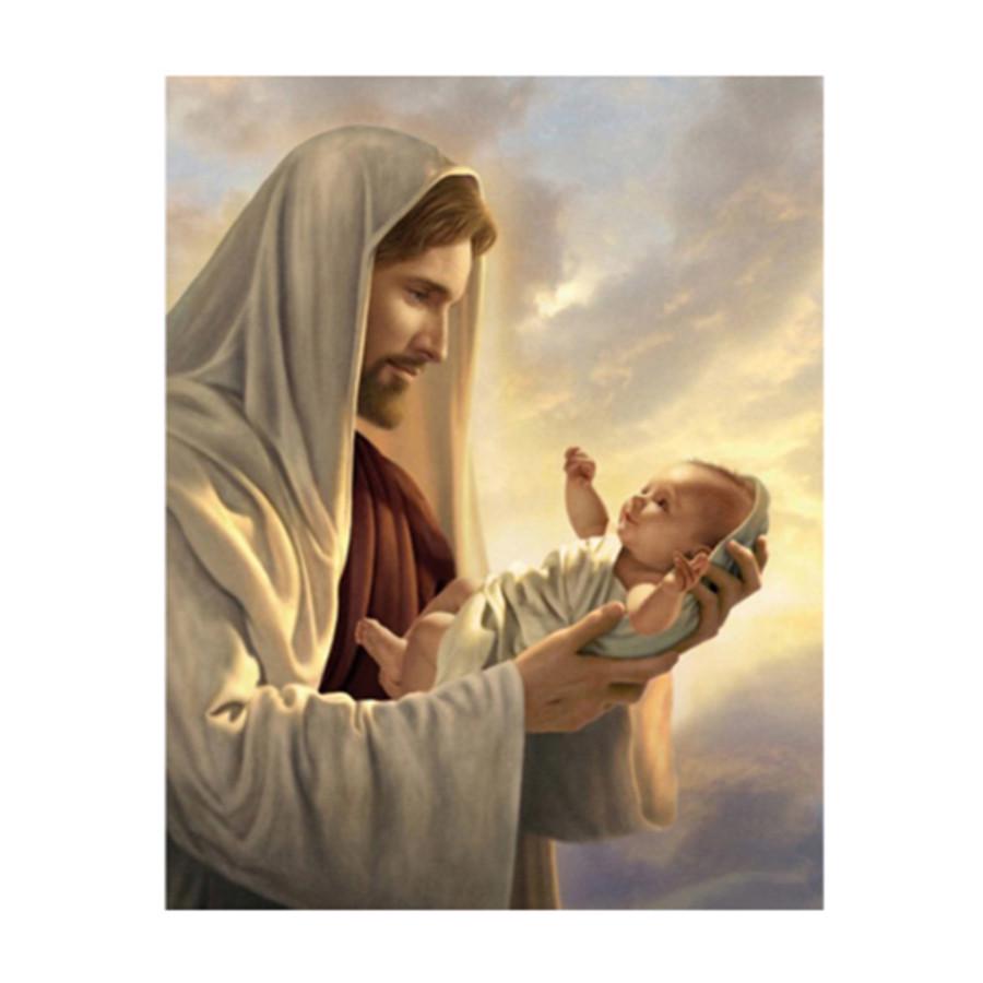 Полный 5D алмазная живопись Религия веры DIY Алмазная вышивка Алмазная мозаика Наборы для вышивки крестом Домашний Декор Подарок