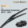 Для Mitsubishi Outlander ZK PHEV 2013 - 2026 2020 2019 2018 2017 2016 2015 2014 Аксессуар Автомобильные передние щетки стеклоочистителя Щетки для окон