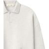 Fear of God Essentials Фирменная толстовка-поло 90-х Овсяный меланж/Светлый меланж Унисекс Топы Бежевый 192SP264374F