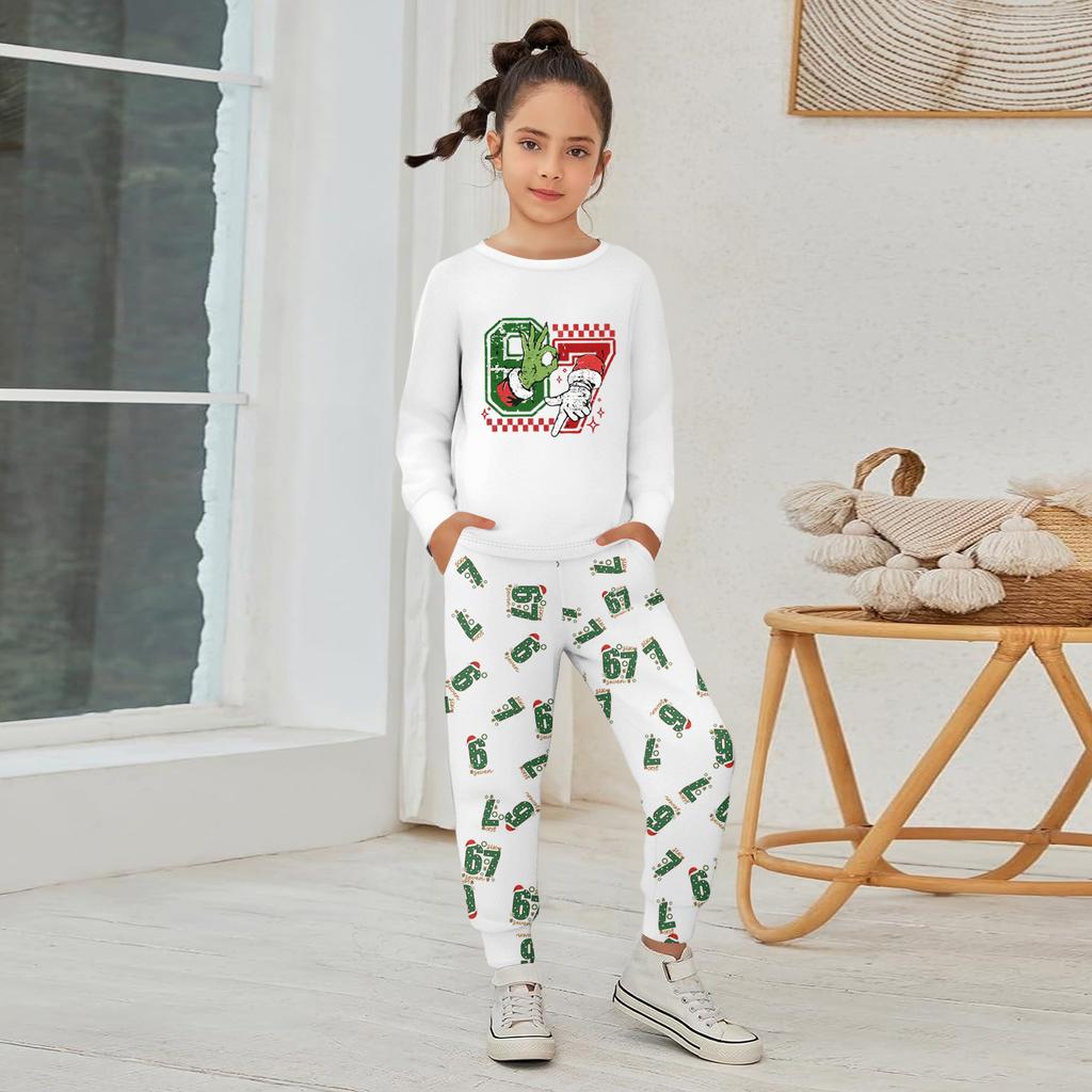 Детский Мальчики И Девочки Тонкий Костюм-двойка С Длинным Рукавом Брюки Костюм-двойка