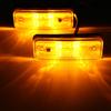 2pcs 4 LED Side Marker Light Indicator Lamp Bus Truck Trailer Lorry Caravan 10~30V