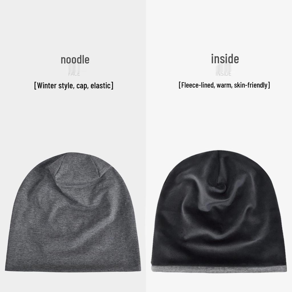 Versatile Cotton Beanie: Thin, Cuffed, Plain Style for Men & Women