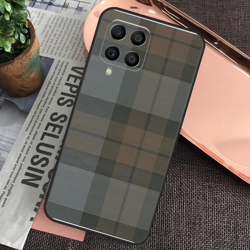 Тартан клана Фрейзер Чехол Для Samsung Galaxy M32 M31 M12 M52 M13 M33 M53 M11 M51 M15 M55 M14 M34 M54 M20 M30s