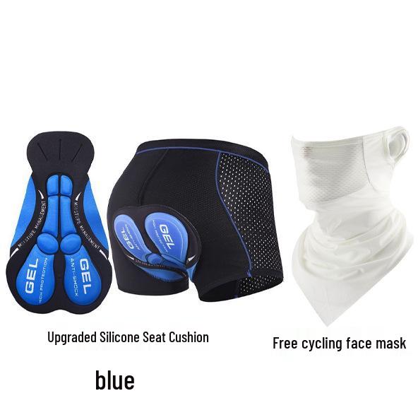 Cycling Underwear for Men & Women: Silicone-Padded, Quick-Dry Mountain & Road Bike Shorts - All-Season Wear