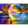 DIY Звездное небо 5D алмазная живопись Пейзаж Алмазная вышивка картина из страз полная круглая дрель мозаика домашний декор