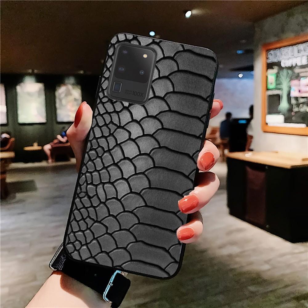 Чехол для телефона под змеиную кожу для Samsung S 9 10 20 21 22 23 30 23 24 plus lite Ultra FE S10lite Fundas
