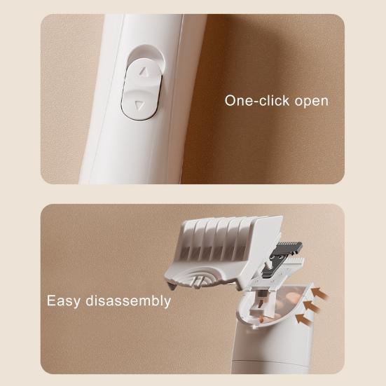 Машинка для стрижки домашних животных, набор для ухода с когтерезом 3 в 1, беспроводной электрический триммер для собак и кошек, малошумный, USB-аккумуляторный инструмент для полировки ногтей