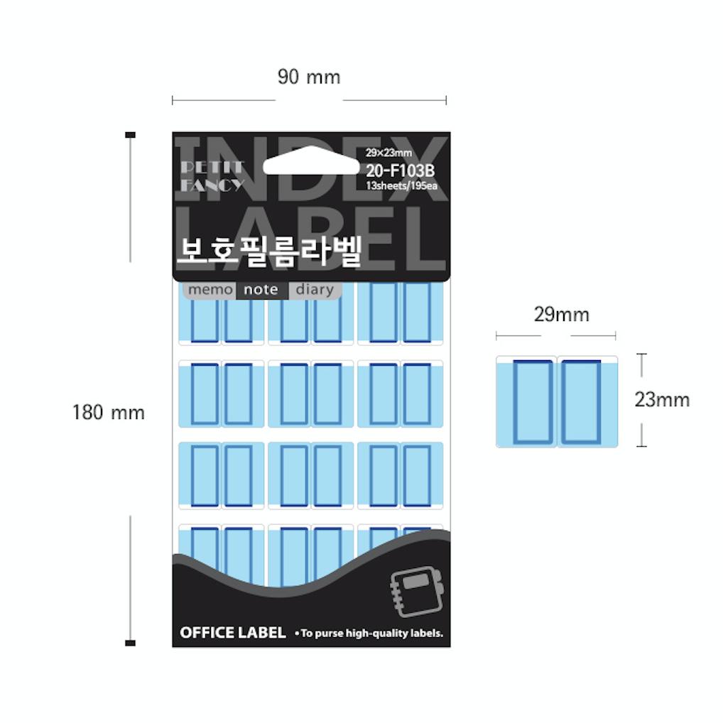 Petit Fancy Защитная пленка Наклейки с индексными этикетками (по 10 шт. каждая) Индексная этикетка / Этикетка категории / Офисная этикетка / Наклейки с метками / Инструменты для маркировки — 42 варианта