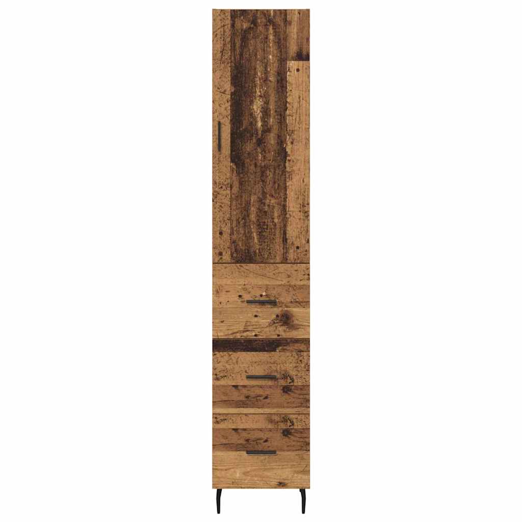 Highboard Reclaimed Wood 34.5 x 34 x 180 cm Particleboard