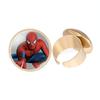Time Spiderman Stone Adjustable Ring Avengers Gold Plated Fashion Jewelry