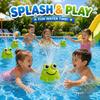 LED Light Frogs Baby Bath Toy Automatic Water Sprayer Water Sprinkler Bath Toy  Bath Time